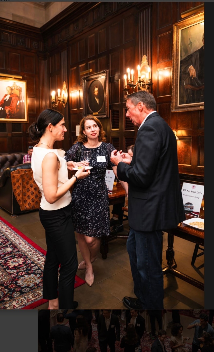 Michael Doorley leading the U.S. National Debt Special Interest Group at the Harvard Club of New York